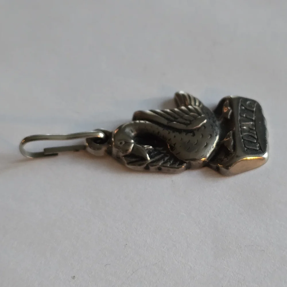 Swan pendant charm zipper pull Comfy Comey bird